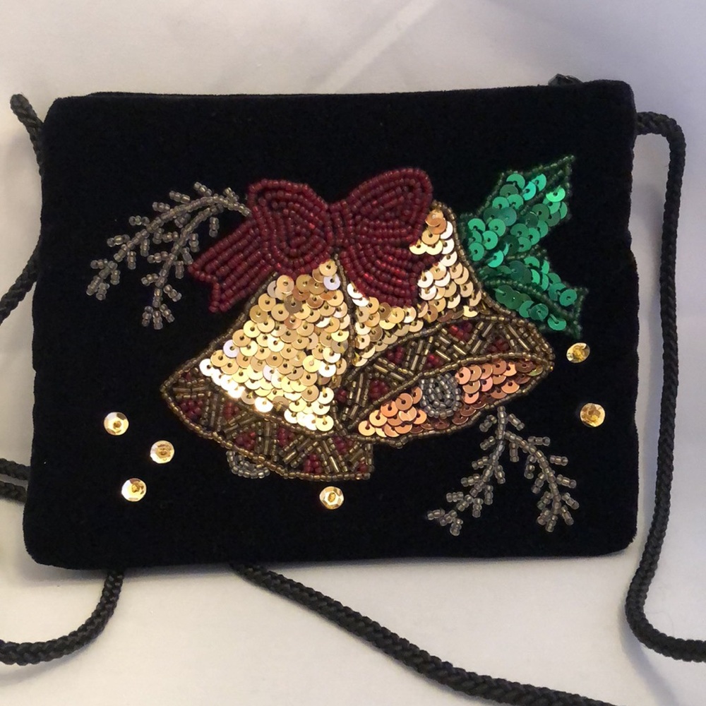 Festive Velvet Holiday bag!